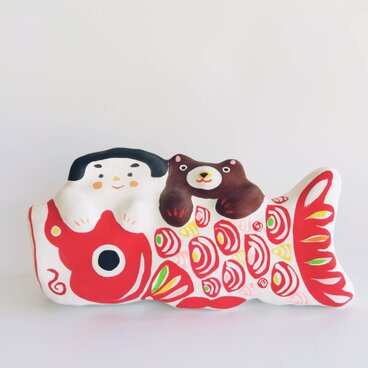 張り子　金太郎 (赤ー二)