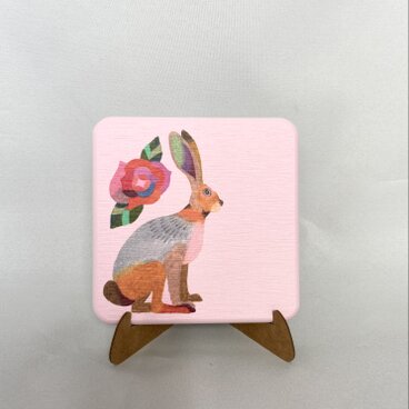 アートプレート　ウサギ