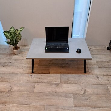 モルタルローテーブル（折り畳み式）幅 91×奥行き56×高さ32.5㎝