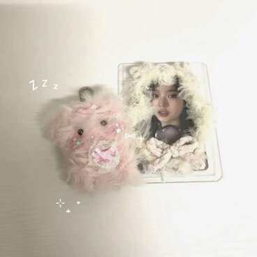 ふわふわドールキーホルダー ふわふわトレカケース 2点セット