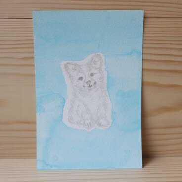 旅する空の動物　ウェルシュコーギー　