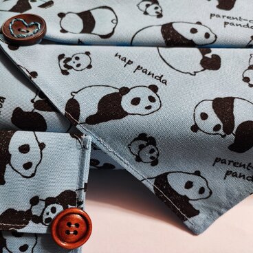 ☆送料無料☆パンダ柄テッシュBOXカバー＆ポケットテッシュカバーセット