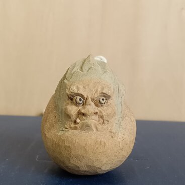 鬼の根付　