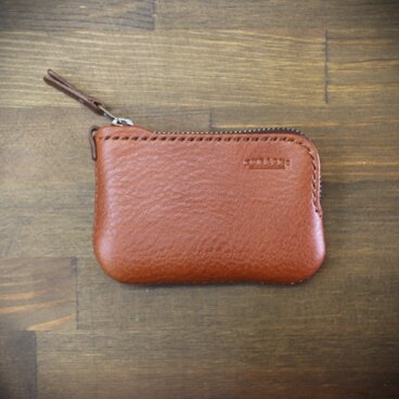 イタリアンレザー　ざっくり使えるカードケース　コインやお札も