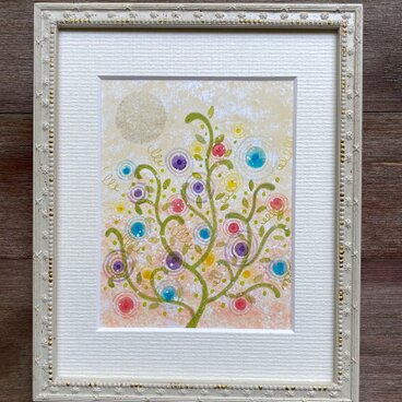 絵画「幸せの種を蒔こう」