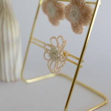 ボタニカル　フラワーピンブローチ　さくら