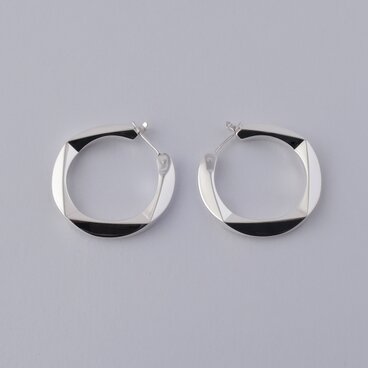 bite フープピアス（大）silver 925
