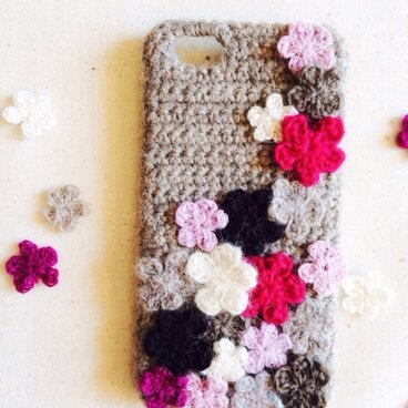 iPhone5/5s /6ケース【フラワー】