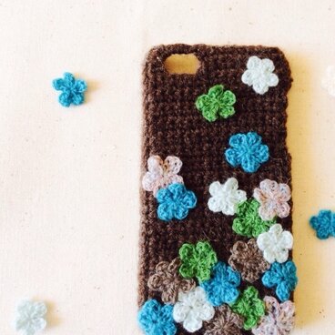 iPhone5/5s /6ケース【フラワー】