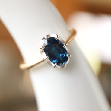 【apple39様お取り置き】ブルーサファイア指輪