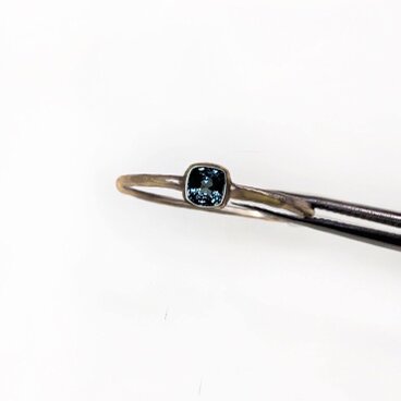一点もの k18 Blue Spinel リング/ 受注制作