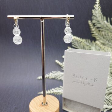 雪だるま(ノンホールピアス)