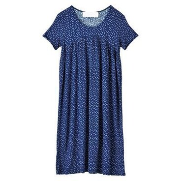 gathered one-piece dots pattern