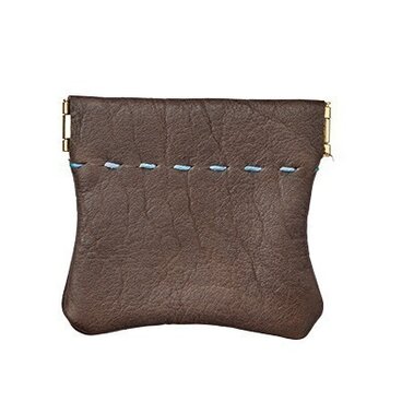 小銭入れ　濃茶