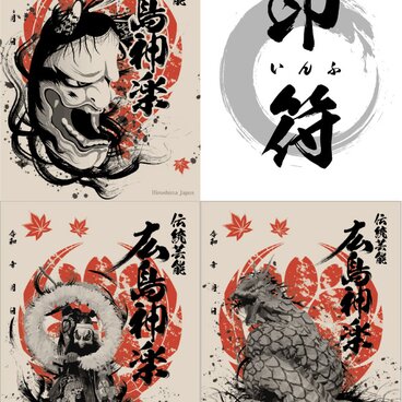 神楽印符　A般若