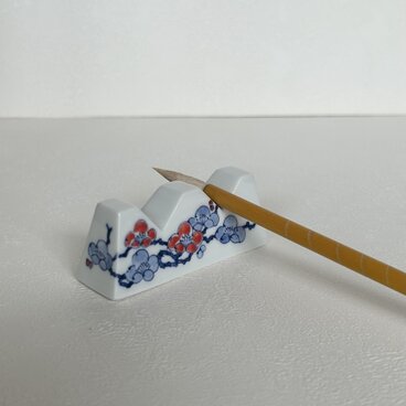 梅絵筆置き(2本置き用)