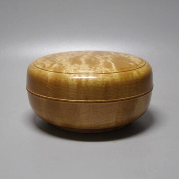 ハードメイプル　楓玉杢　ミニ食籠小物入れ