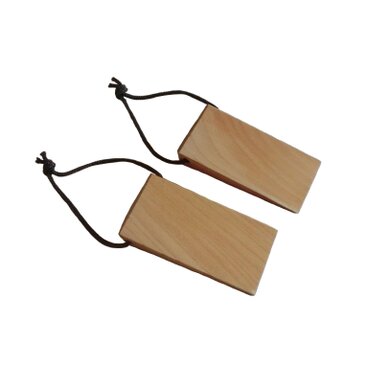 木製 ドアストッパー ドア止め 天然杢ケヤキ無垢材 ２こセット Kes2