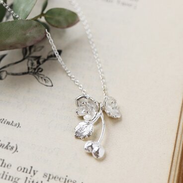 オオイヌノフグリ　ネックレス