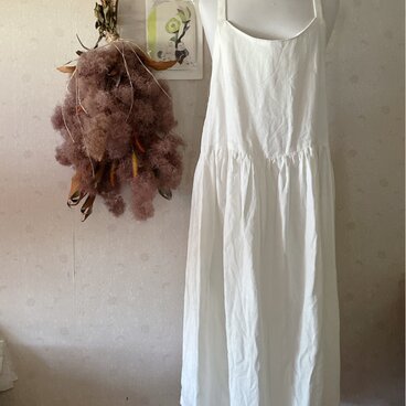 サロペットスカート(アイボリー)