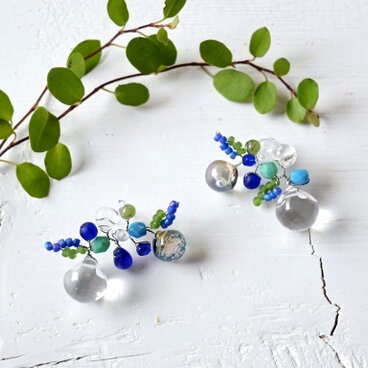 【再販】森のしずくピアス item8