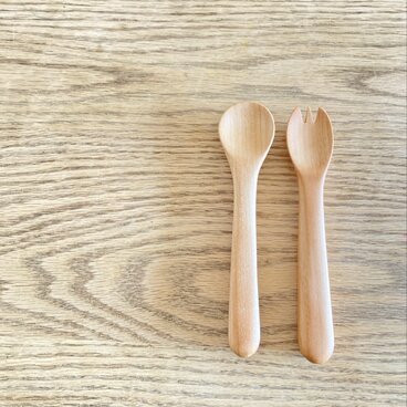 ベビーキッズ☆スプーンフォークセット 桜