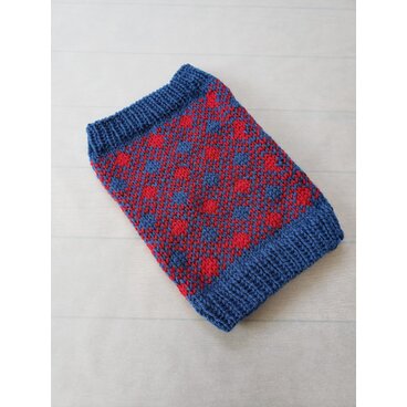 犬服　［受注制作品］：洗濯機ＯＫウィペット用ネックウォーマー