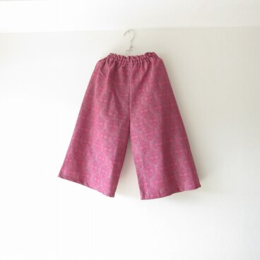 ☆ウール着物ガウチョパンツ☆/31kg053