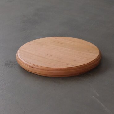 山桜の小さなカッティングボード丸