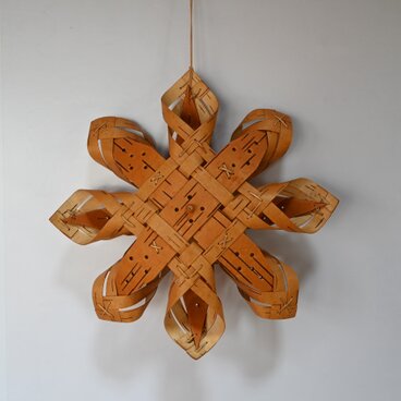 白樺のオーナメント　【アドベントスター】