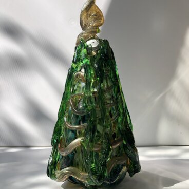 ガラスのクリスマスツリー ／ツリー／テーブルツリー/ミックスカラー⑥