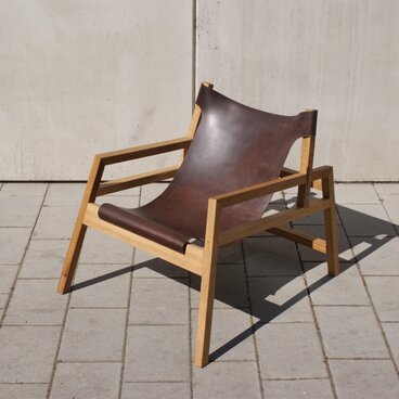 Kabuto Leather Lounge Chair