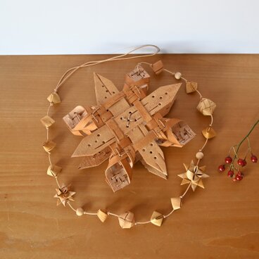 白樺のガーランド　【小さなアドベントスター】