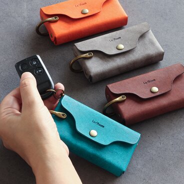 ボックス型 キーケースミニ財布L Dカン付き LF-036 マルゴー レザーキーケース スマートキーケース 小銭入れ