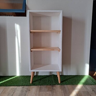 漆喰調ホワイトラック(サイズ変更可）