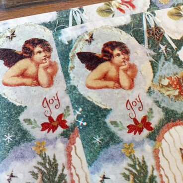 mini２枚set♪U.S.A. ヴィンテージ包装紙【Falalalala】DA-WP083