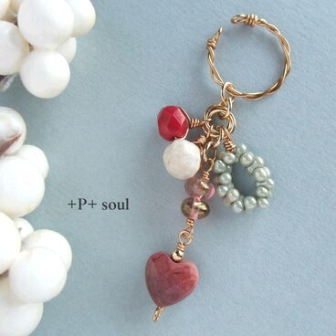 ムーアカイトheartイヤーカフ (片耳)  【MK-586EC】