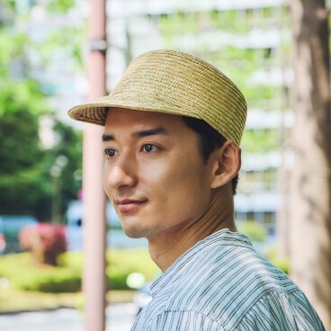 Orel オレル 太麦 ショートつば キャップ 59cm [UK-H151-NA-L]