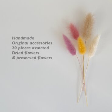 「20本アソート」ドライフラワー　ハンドメイド　撮影用　席札　ハーバリウム　インテリアにも！