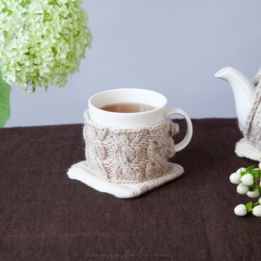 マグコージー＆コースター エクリュベージュ [受注制作]