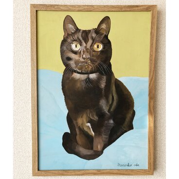 猫イラスト「クルタ」原画