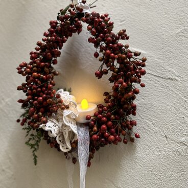 天使の雫のリース　野薔薇の実Ⅱ