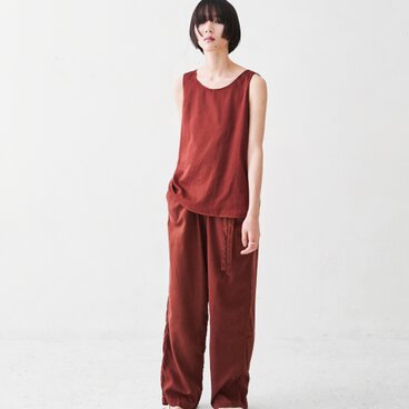 サテンタンクトップ RED