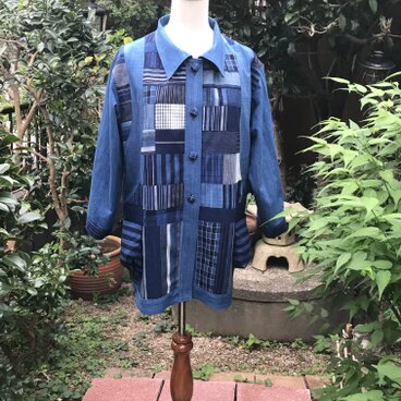 松阪もめん藍染126枚ハギ合わせジャケット