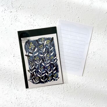 一筆箋　【封筒付き】　まつよいぐさ