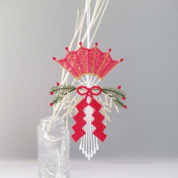 刺繍オーナメント・お正月