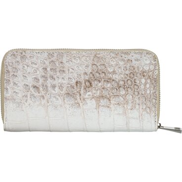 ヒマラヤ クロコダイル 長財布 高級 高品質 ブランド エキゾチックレザー ラウンドファスナー ラグジュアリー 革財布 ギフト