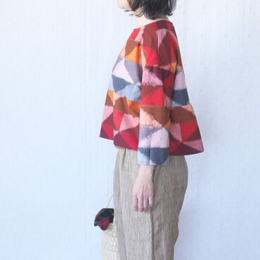 切り替えギャザープルオーバー