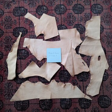 006 北海道産 カーフ ワックス加工 ハギレ