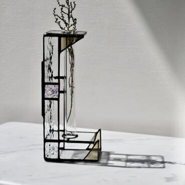 Alphabet 【L】一輪挿しステンドグラス 新作2025